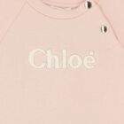 Younger Girls Pink Logo Sweatshirt, 1, hi-res
