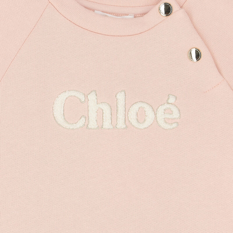Younger Girls Pink Logo Sweatshirt, 1, hi-res image number null
