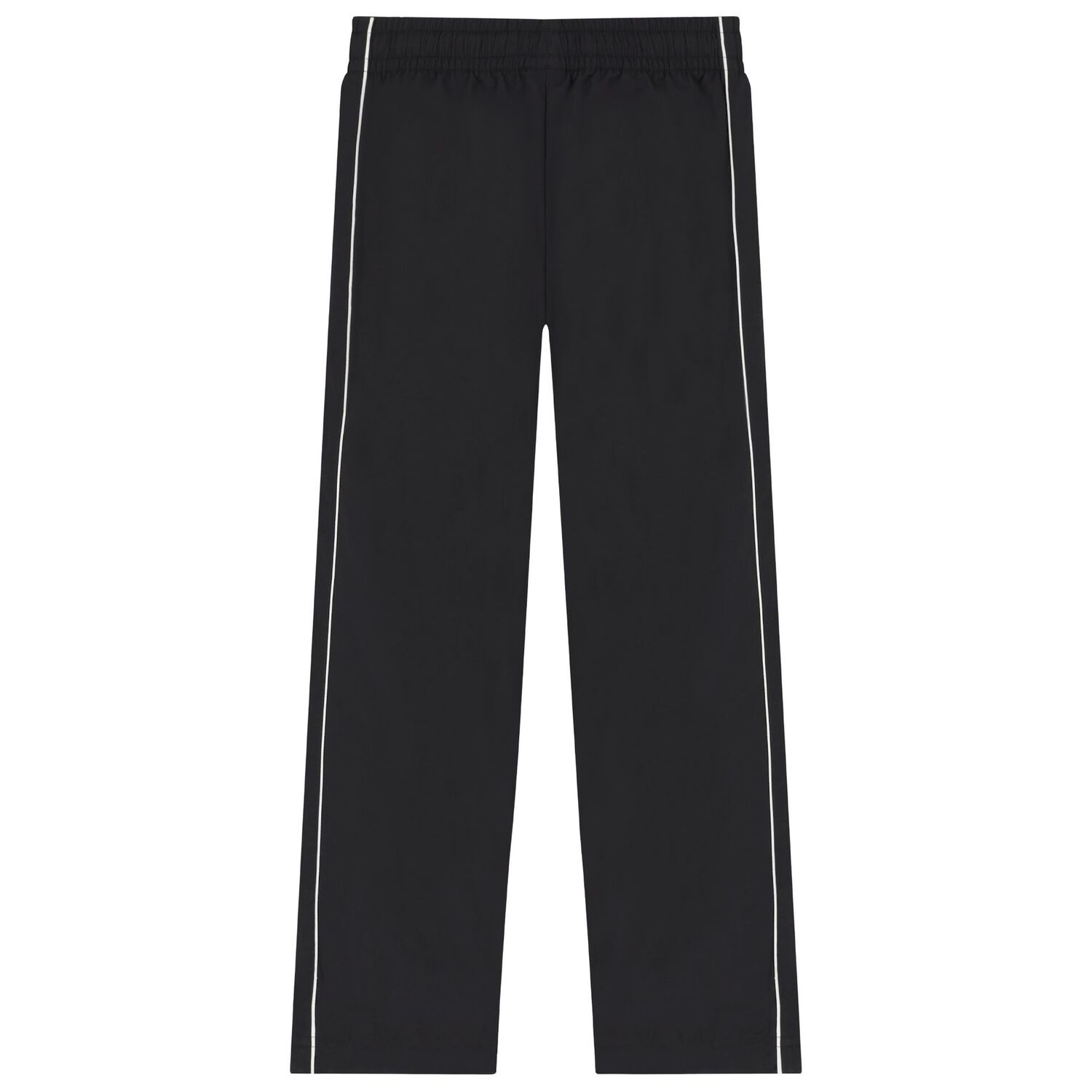 بنطال رياضي أسود بشعار للأولاد, 1, hi-res