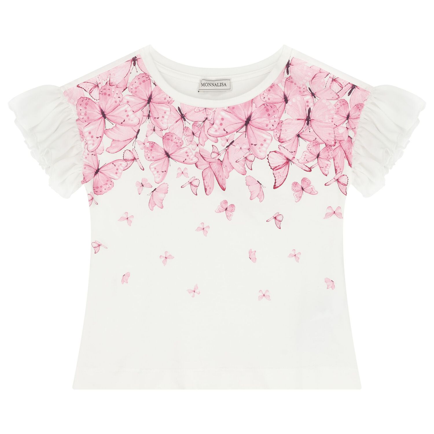 طقم تنورة بنات  باللون الأبيض و الوردى, 2, hi-res image number null