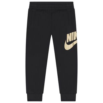 Boys Black Logo Joggers