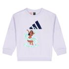 Younger Girls Lilac & Navy Blue Moana Disney Tracksuit, 1, hi-res