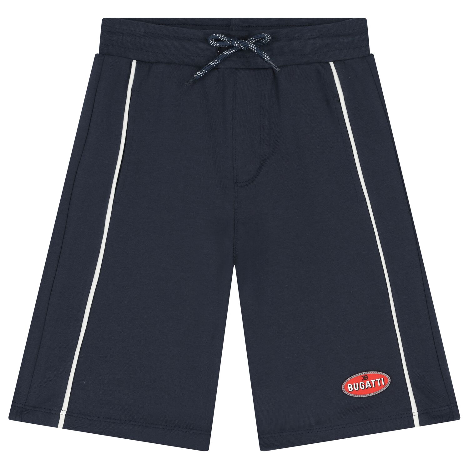 Boys Navy Blue Logo Shorts, 1, hi-res image number null