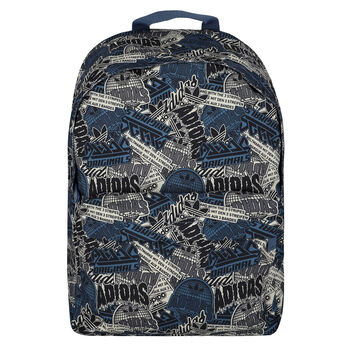 Boys Blue & Ivory Printed Backpack
