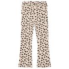 Girls Ivory Flare leggings, 1, hi-res