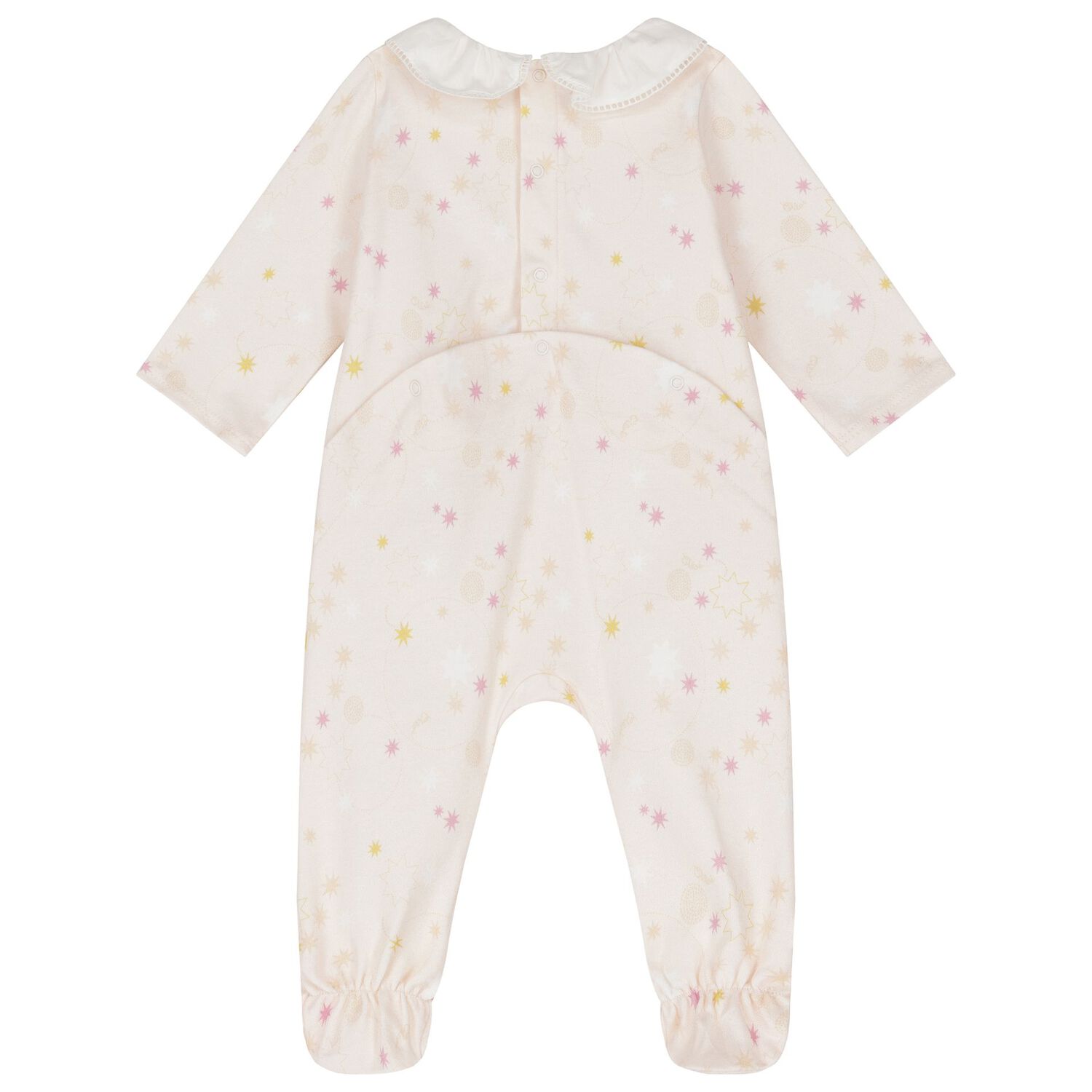 طقم بنات هدايا أفرول بالشعار باللون الوردي, 1, hi-res image number null