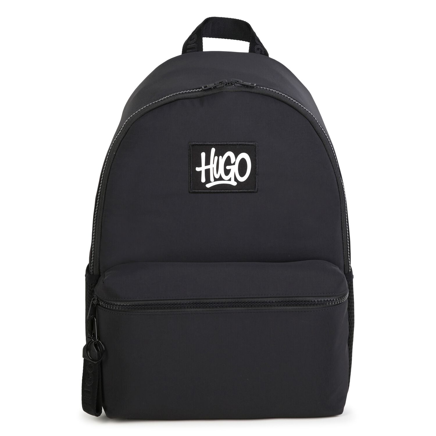 Black Logo Backpack, 1, hi-res