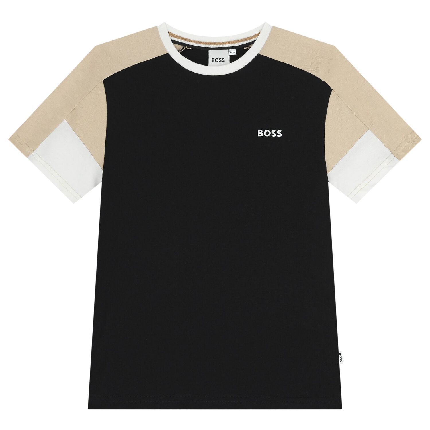 Boys Black Logo Shorts Set, 2, hi-res