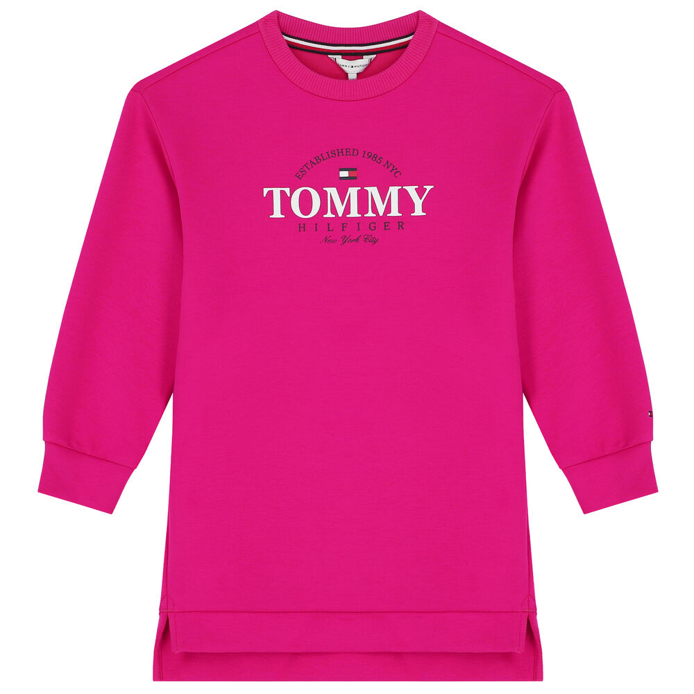 Tommy Hilfiger Girls Logo Sweatshirt Dress | Couture
