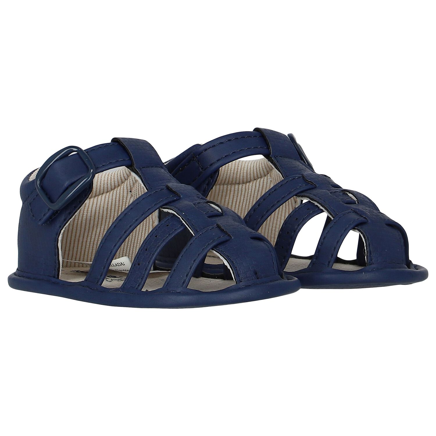 Baby Boys Navy Blue Sandals, 2, hi-res image number null