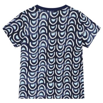 Boys Blue & White Logo T-Shirt