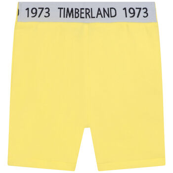 Younger Boys Yellow Logo Shorts