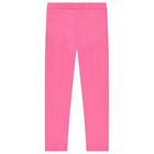 Girls White & Pink Hooded Leggings Set, 1, hi-res