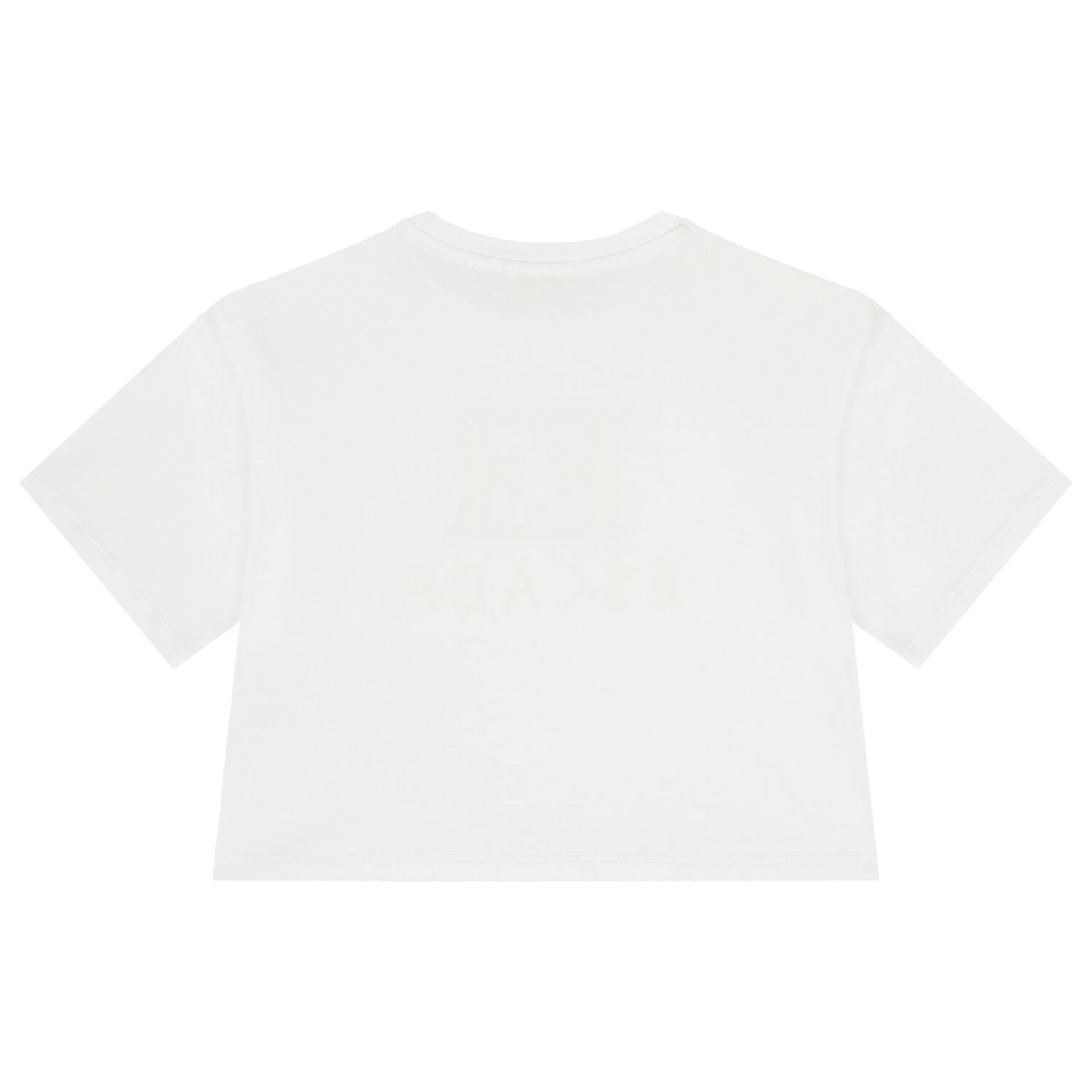 Girls White Logo T-Shirt, 2, hi-res