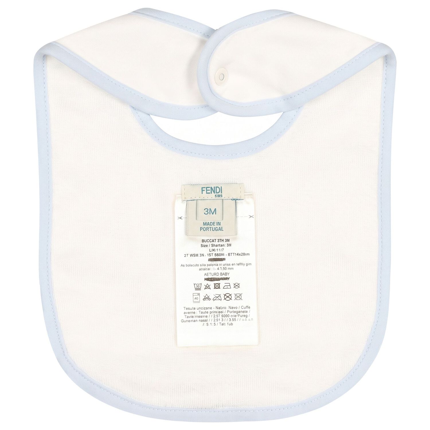 Baby Boys Blue & White Logo Babygrow Gift Set, 3, hi-res