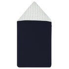 Baby Boys Navy & White Logo Nest, 1, hi-res