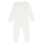 Baby Boys White & Blue Babygrows ( 4 Pack ), 1, hi-res