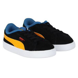 Boys Black Suede Garfield AC Inf Trainers