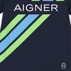 Boys Navy Blue Logo T-Shirt, 2, hi-res