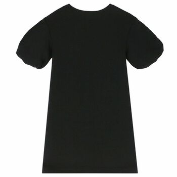 Girls Black logo Dress