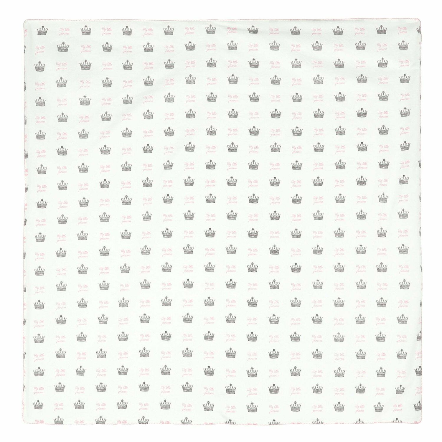 Baby Girls White & Pink Blanket, 1, hi-res image number null