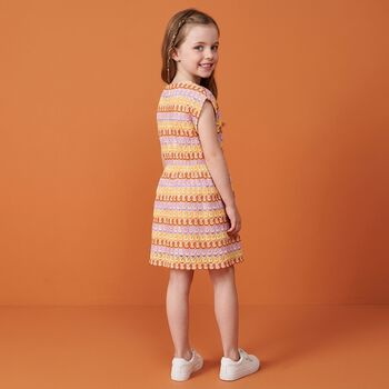 Girls Multi-Coloured Knitted Dress