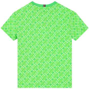 Boys Green Logo T-Shirt