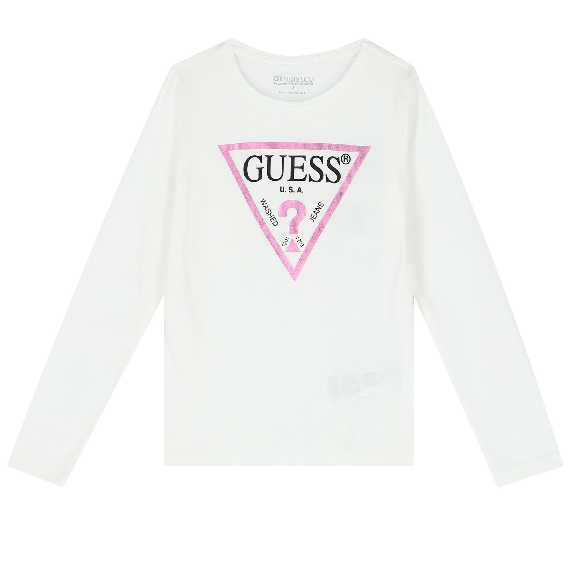 Guess white discount long sleeve