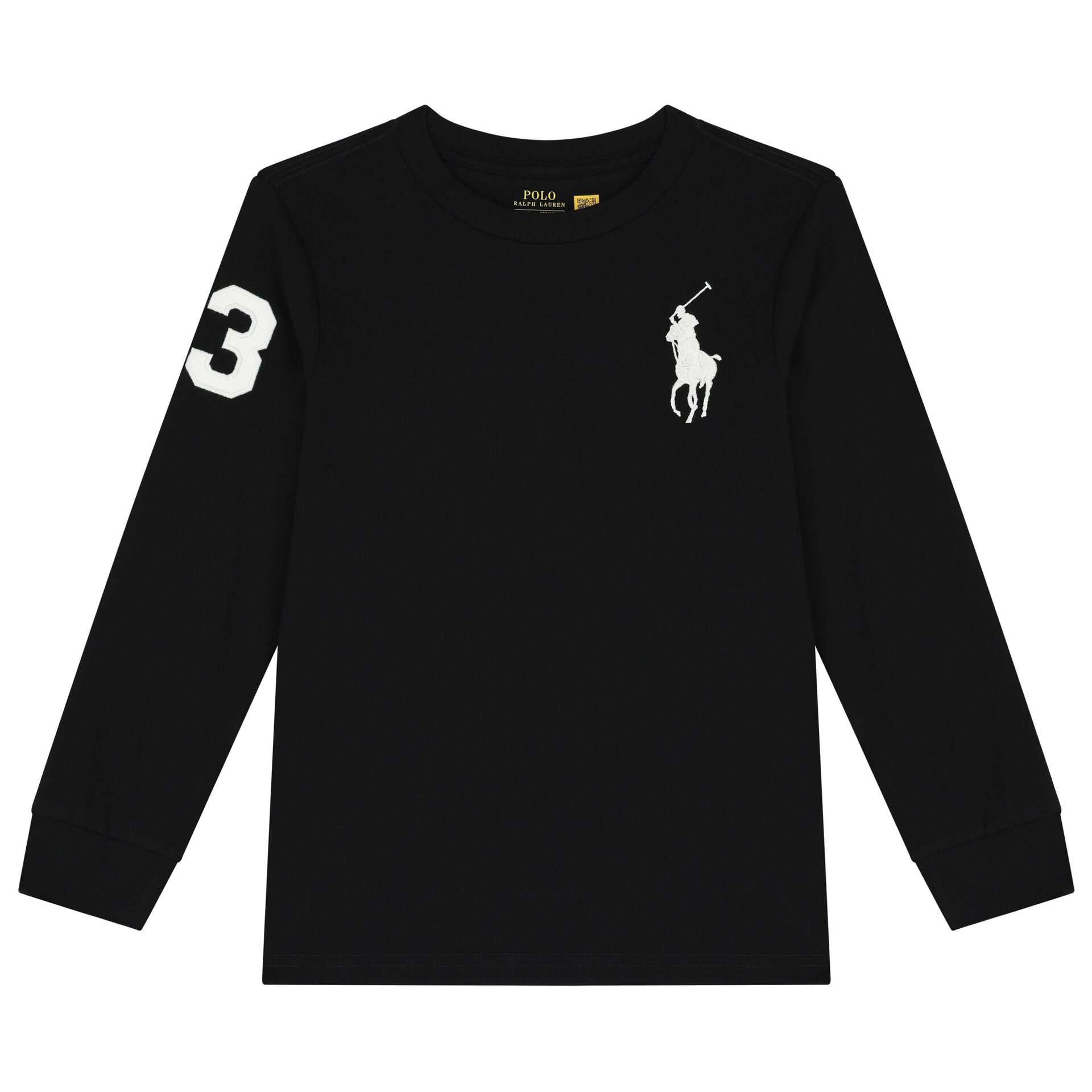 Boys black ralph lauren shirt 2025