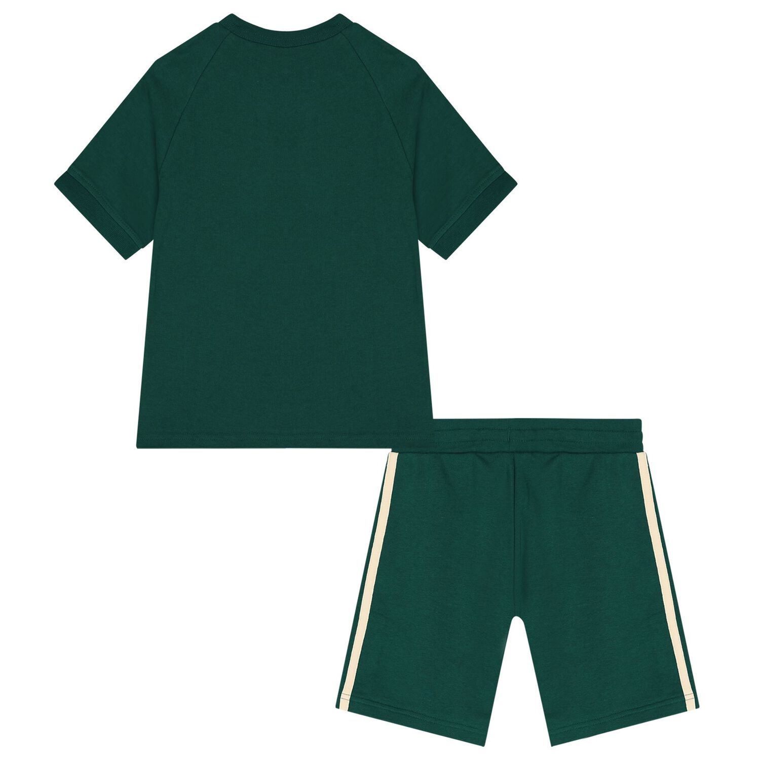 Boys Green Logo Shorts Set, 1, hi-res