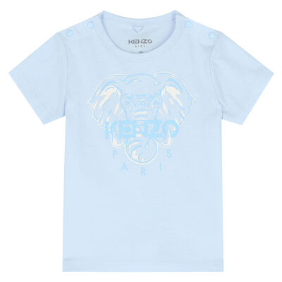 Baby Boys Blue Elephant T-Shirt