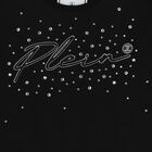 فستان بشعار الماس باللون الاسود, 1, hi-res