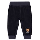 Baby Boys Navy Blue & White Festive Tracksuit (3 Piece), 1, hi-res