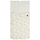 Ivory & Beige Boke Flower Reversible Baby Nest, 1, hi-res