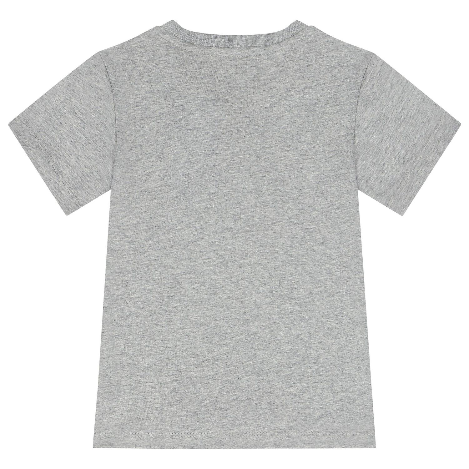 طقم شورت بالشعار باللون الرمادي والأخضر, 1, hi-res