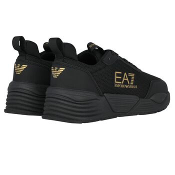 Black Logo Trainers