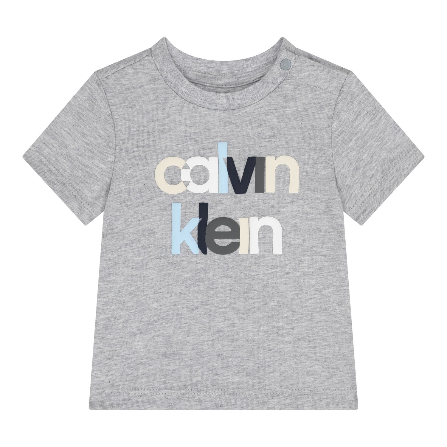 Baby Boys Grey Logo T-Shirt , 1, hi-res