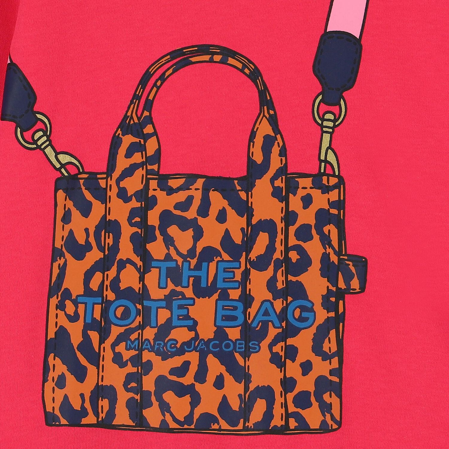 Girls Pink Logo Bag Dress, 1, hi-res