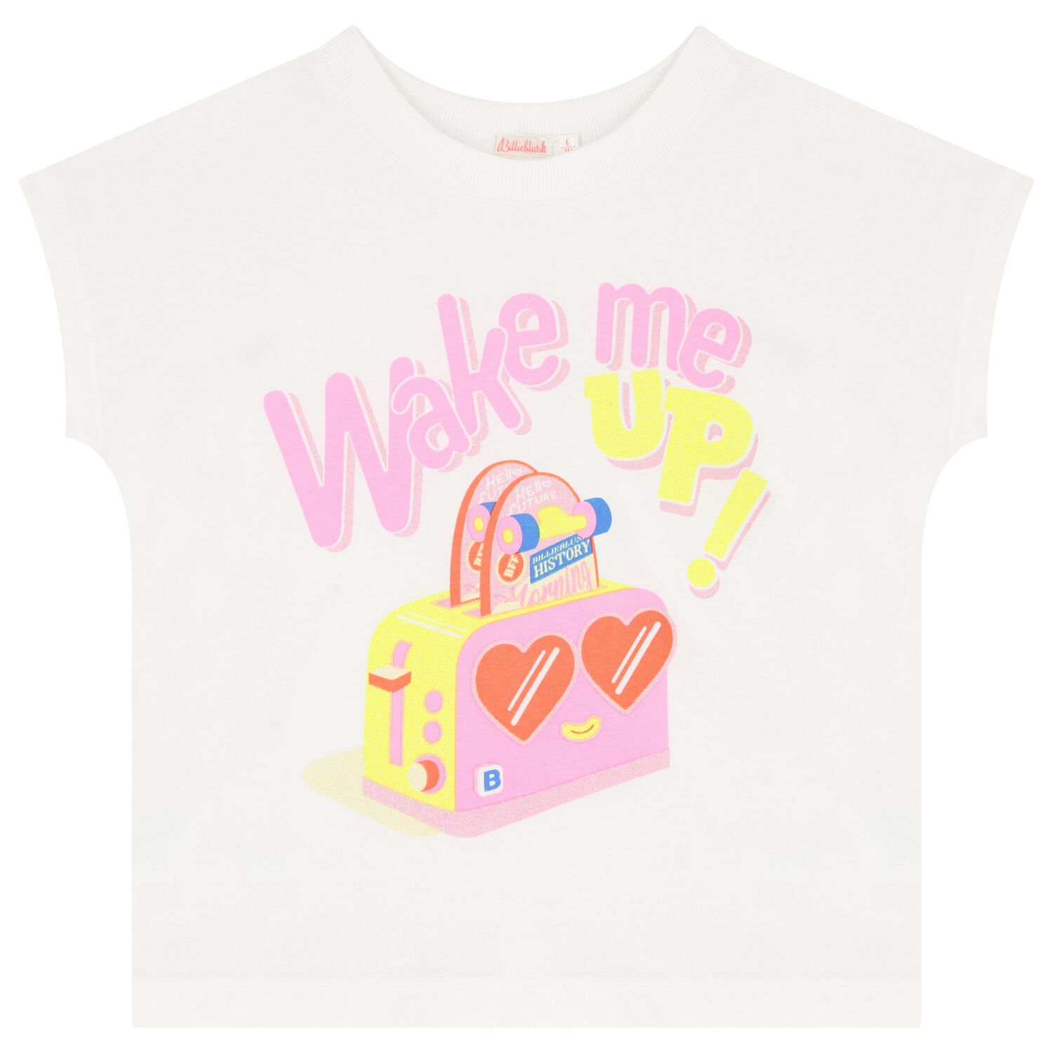 Girls White Logo T-Shirt, 1, hi-res image number null