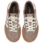 Beige Logo Handball Special Trainers, 1, hi-res