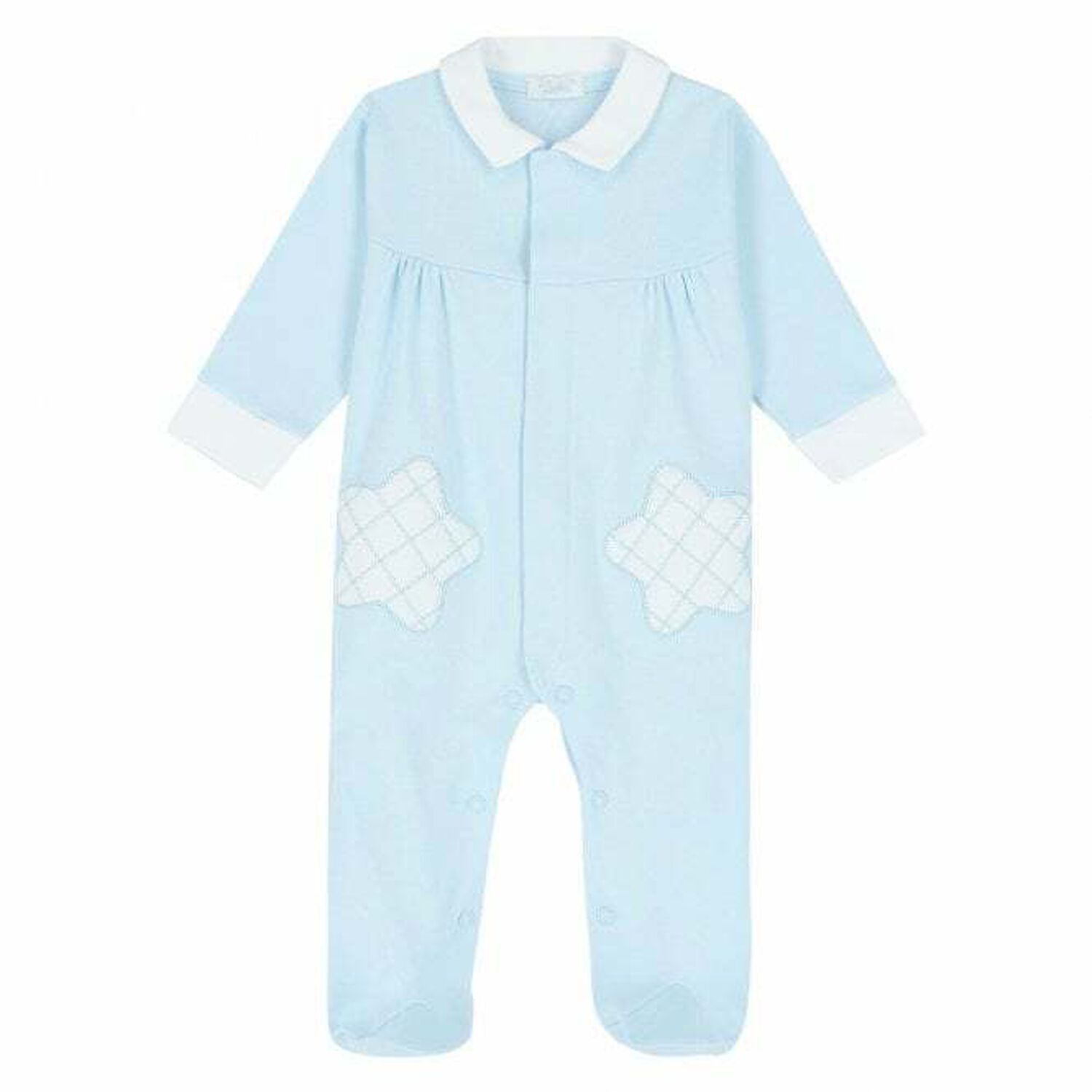 Baby Boys Blue Babygrow, 2, hi-res image number null