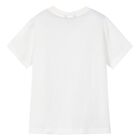 تي شيرت للأولاد بطبعة الدب اللون العاجي , 2, hi-res