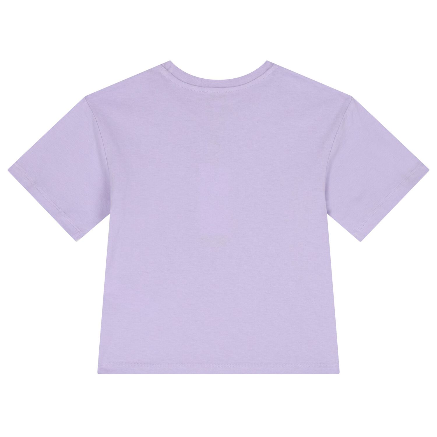 Girls Lilac Logo T-Shirt, 2, hi-res image number null