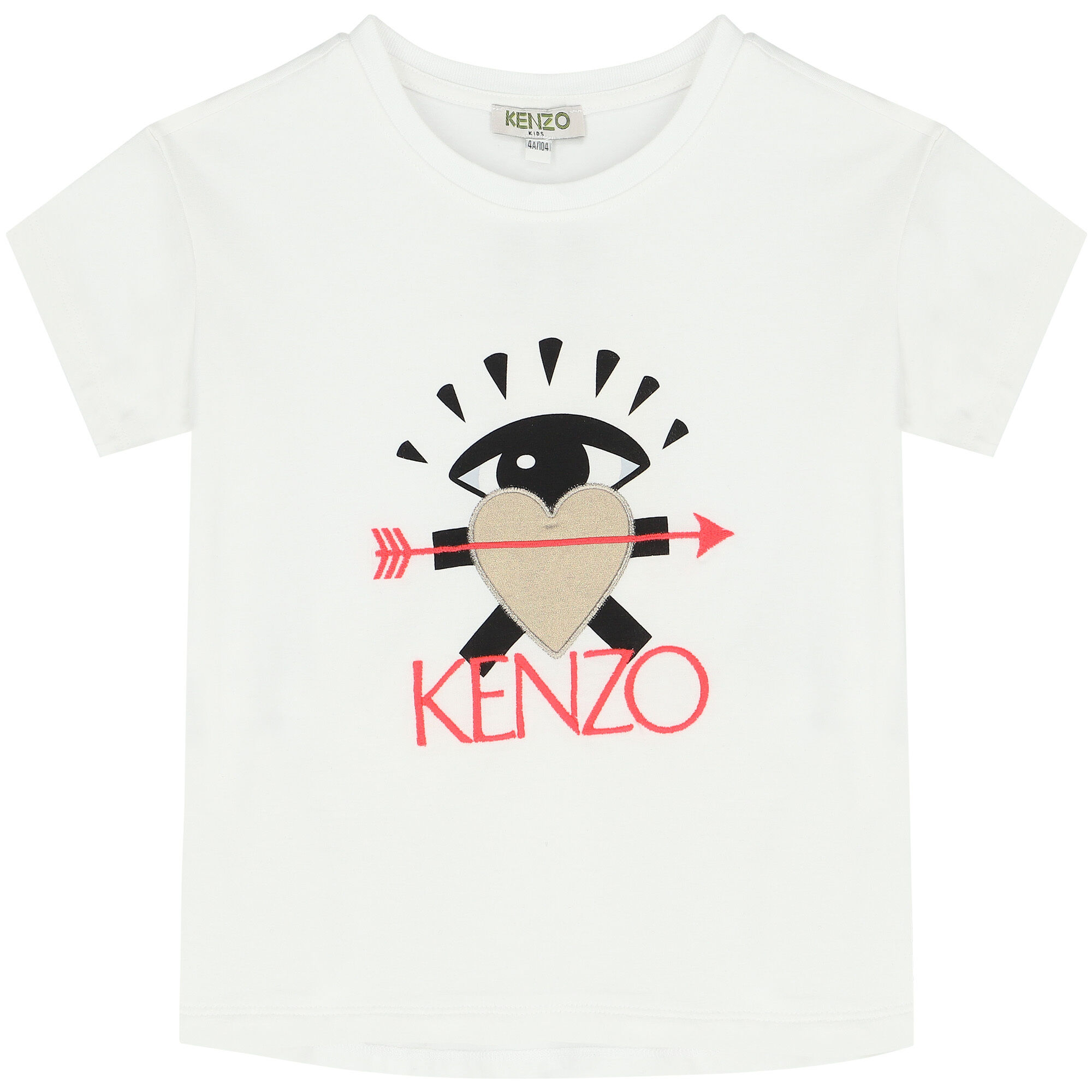 Kenzo white and 2025 gold t shirt