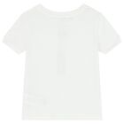 تيشيرت بالشعار باللون الأبيض, 1, hi-res