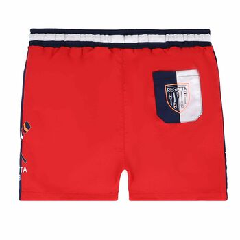 Boys Red Swim Shorts