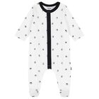 Baby Boys White & Black Logo Babygrow Gift Set, 1, hi-res