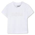 Baby Boys Beige Logo Hooded Tracksuit Gift Set, 1, hi-res