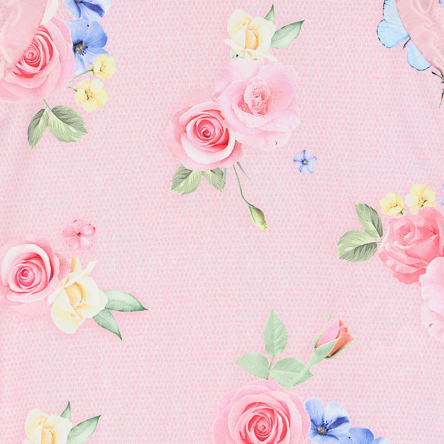 Baby Girls Pink Floral Romper, 1, hi-res image number null