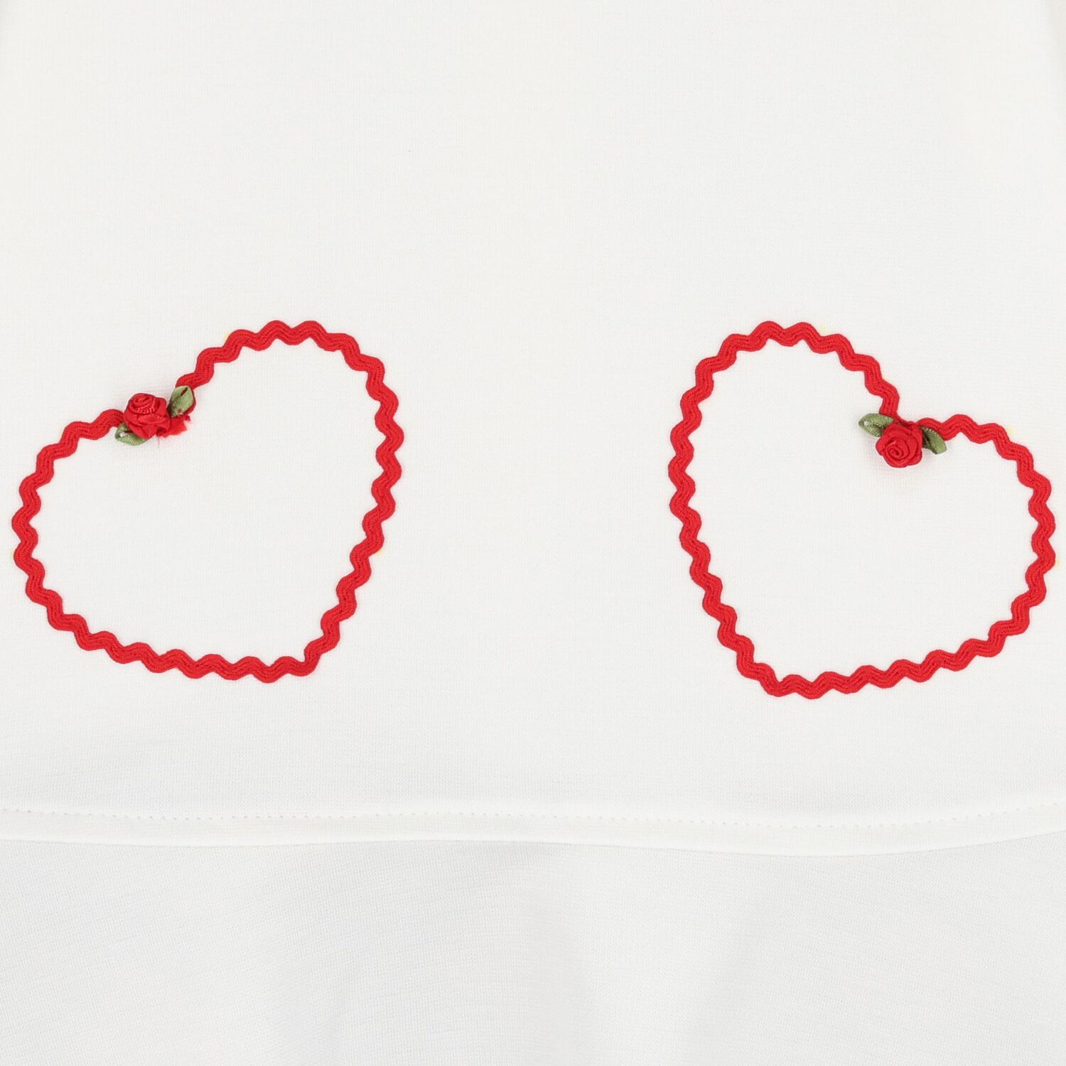 Younger Girls Ivory Heart Dress, 1, hi-res image number null